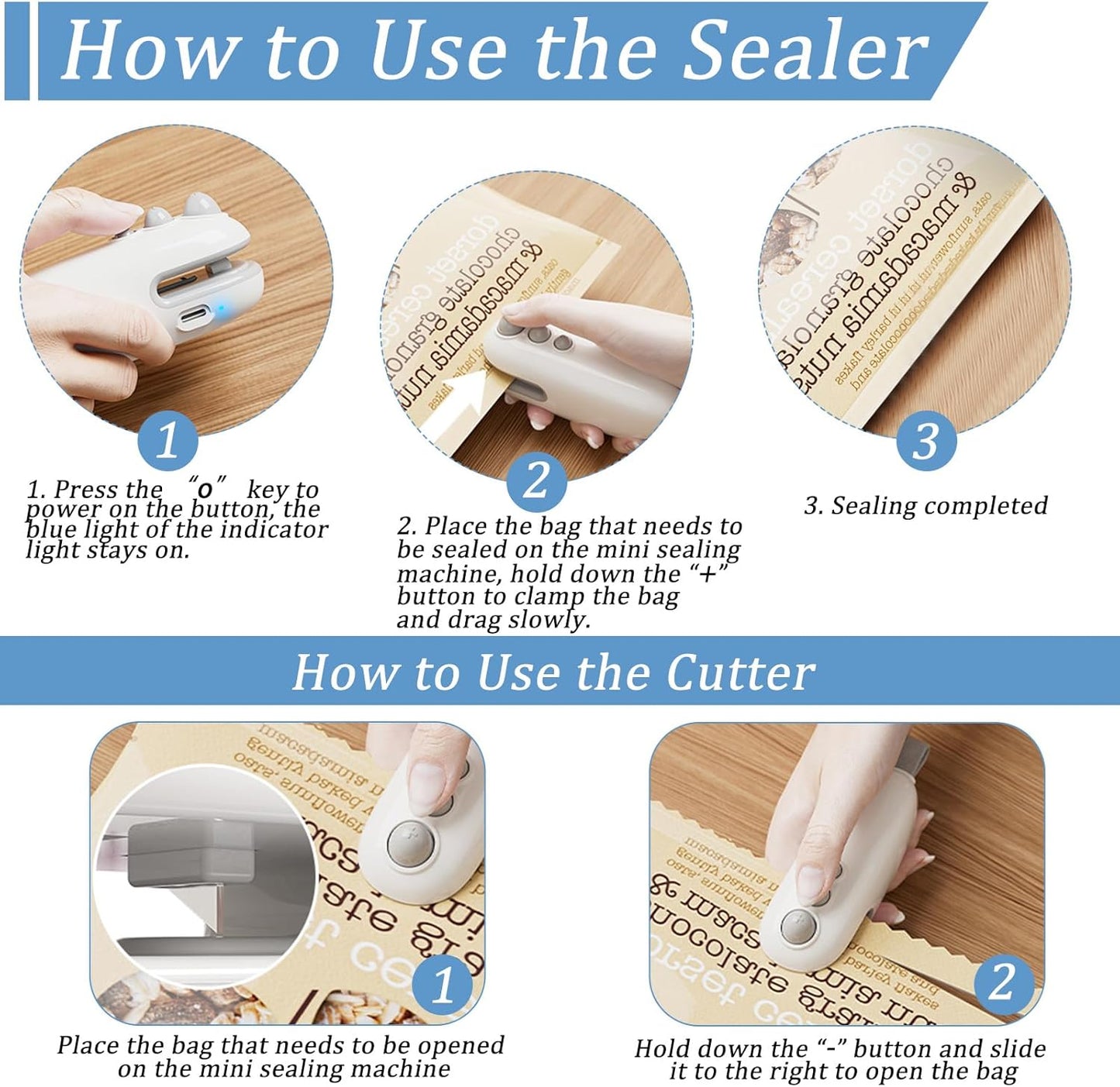 Upgraded Mini Bag Sealer