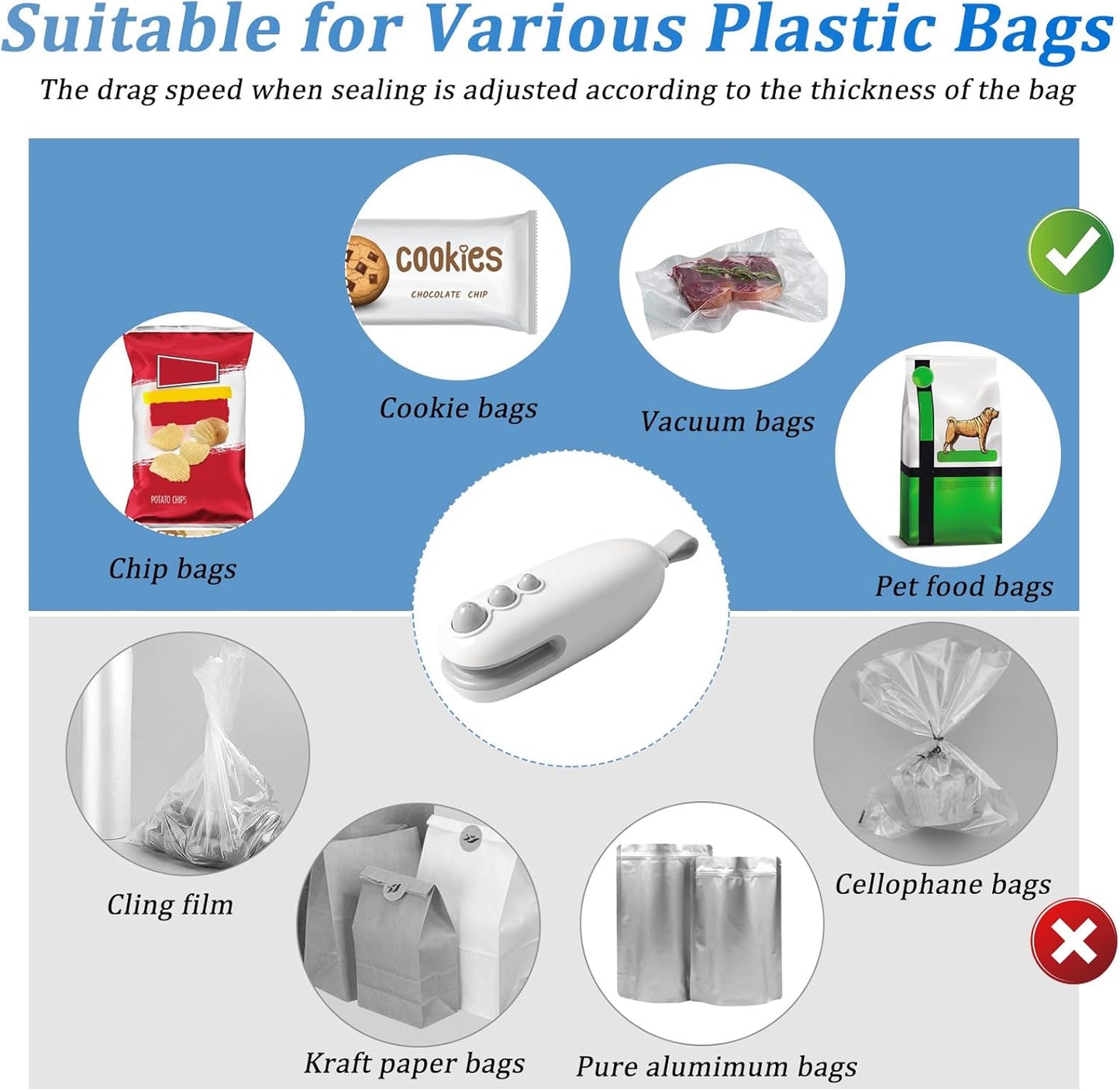 Upgraded Mini Bag Sealer